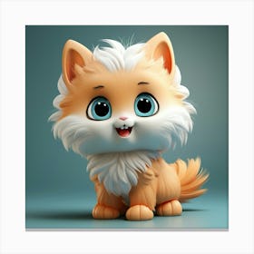 Cute Kitten 11 Canvas Print