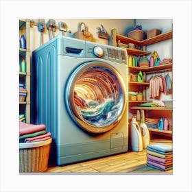 Laundry Room Canvas Print