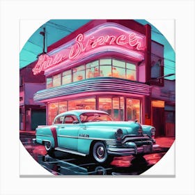 American Diner Canvas Print