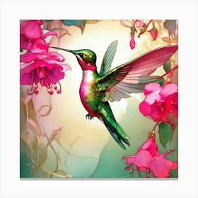 Paradise Hummingbird Canvas Print