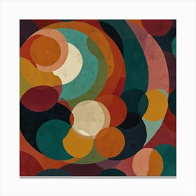 Abstract Circles 8 Canvas Print