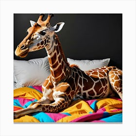 Giraffe Chillout Canvas Print