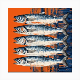 Sardines 10 Canvas Print