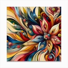 Abstract Flower 2 Canvas Print