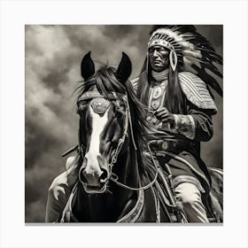 Crazy Horse Canvas Print