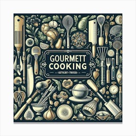 Gourmet Cooking 1 Canvas Print