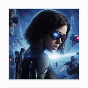 Ghost In The Shell Canvas Print