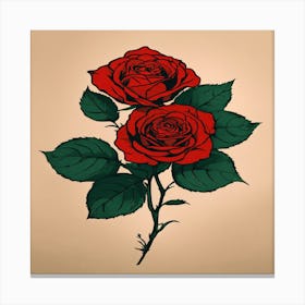 Roses 1 Canvas Print