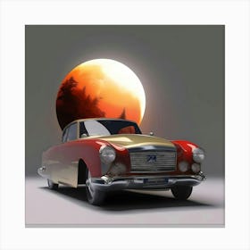 ABSTRACT CAR ART Canvas Print