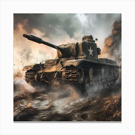 World Of Tanks 2 Canvas Print