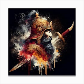 Safavid Warrior Canvas Print