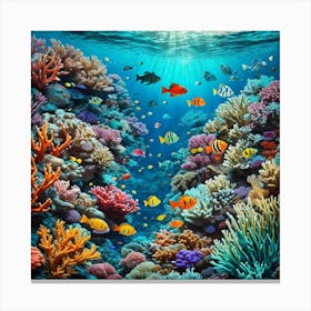 Coral Reef Canvas Print