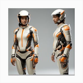 Futuristic Women 15 Canvas Print