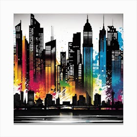 Cityscape 13 Canvas Print