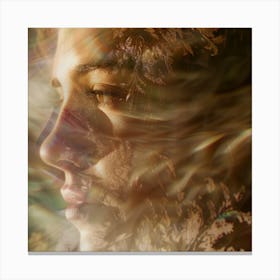 Woman'S Face 2 Canvas Print