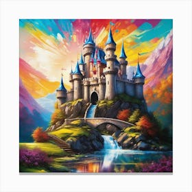 Cinderella Castle 27 Canvas Print
