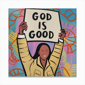 God Is Good 2 Canvas Print