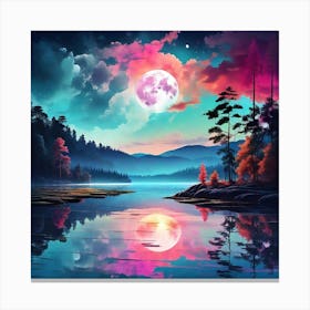 Full Moon Canvas Print