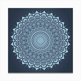 Luxury Mandala With Golden Arabesque Pattern Arabic Islamic East Style Canvas Print