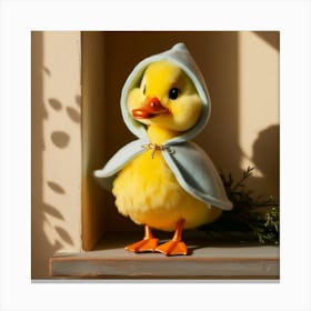 Leonardo Phoenix 09 A Vibrantly Yellowplumed Duck Doll With So 3 Canvas Print