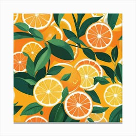 Default Citrus Sun Art Print 2 Canvas Print