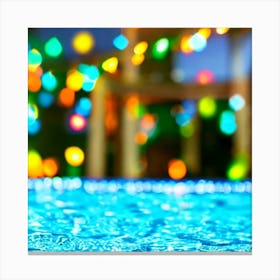 Pool Party 5 Canvas Print