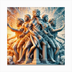 Gods Of The Gods Canvas Print