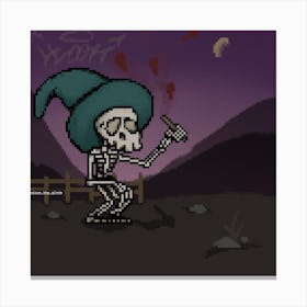 Magic skele Canvas Print