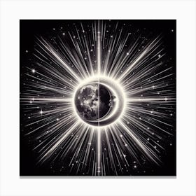 Sun & Moon 3 Canvas Print