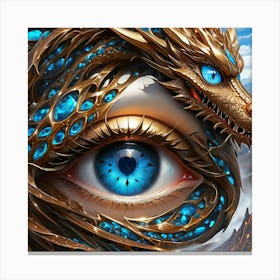 Eye Of The Dragonhfd Canvas Print