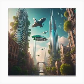 Aerocity Chronicles Canvas Print