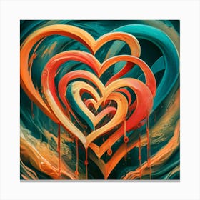 Heart Of Love 1 Canvas Print