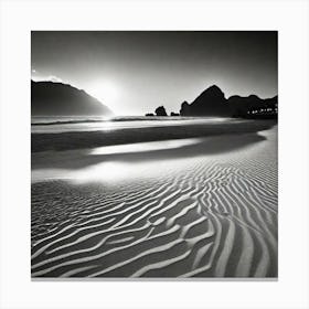 Sand Ripples 1 Canvas Print