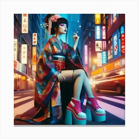 Asian Girl Canvas Print