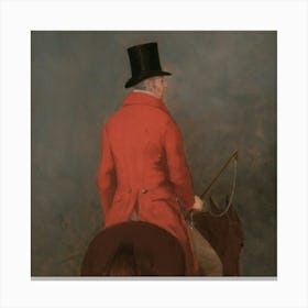 Gentleman On Horseback Canvas Print