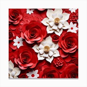 Paper Roses 2 Canvas Print