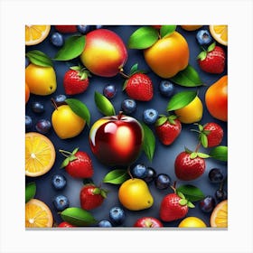 Fruit Wallpaper 4 Canvas Print