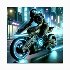 Future Motorcycle 1 Canvas Print