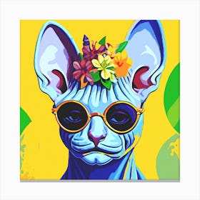 Cool Mr Cat Canvas Print