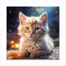 Cute Kitten 1 Canvas Print