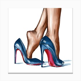 Women's High Heels Canvas Print