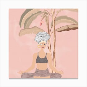 Tropical yogi  Canvas Print