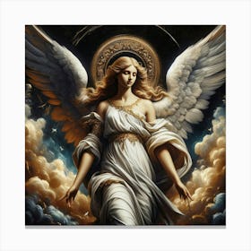 Angel Beauty Apparition Creative Painting 1 Canvas Print