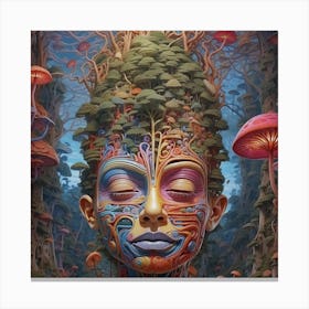 Psychedelic Forest Canvas Print