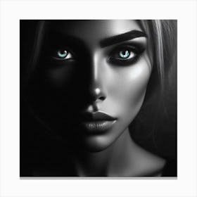 Dark Beauty 1 Canvas Print