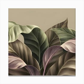 Tropical Leaves 2 Canvas Print