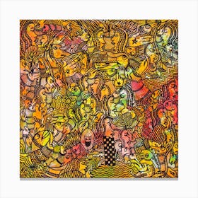 Hand painted abstract artwork. Modern painting. 1 Canvas Print