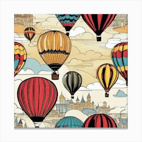 Hot Air Balloons Canvas Print