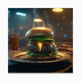 Burger 21 Canvas Print