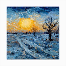 Winter Landscape 6 Canvas Print